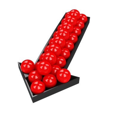 Small red balls clipart