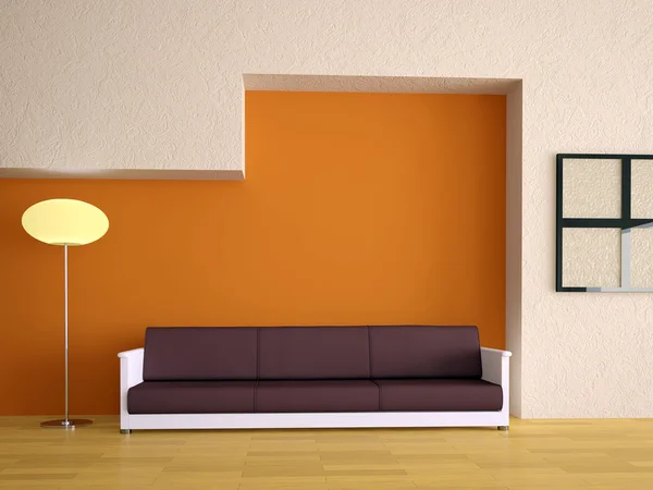 Interieur mit Sofa — Stockfoto