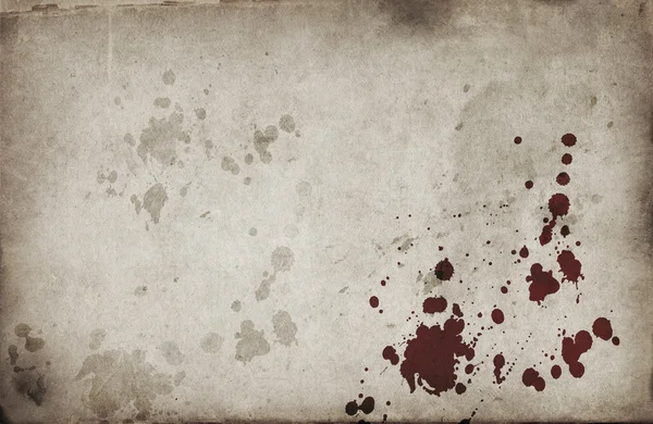 Krevní skvrny na pozadí grunge — Stock fotografie