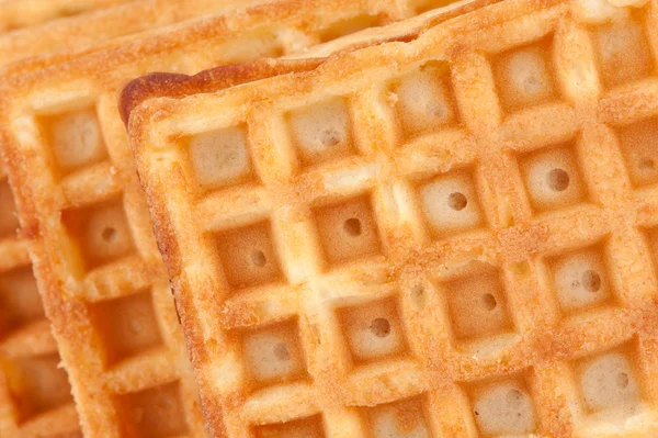 Textura de waffles — Fotografia de Stock