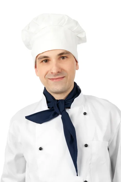 Kucharz na białym tle — Zdjęcie stockowe