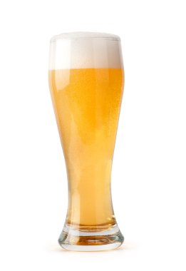 Glass of light beer clipart