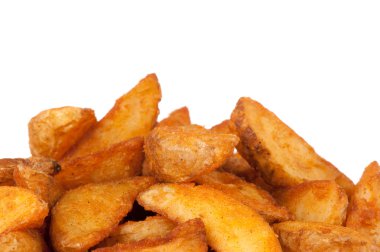 Fried Potato wedges. Fast food clipart