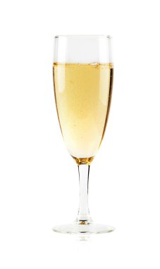 A glass of champagne clipart