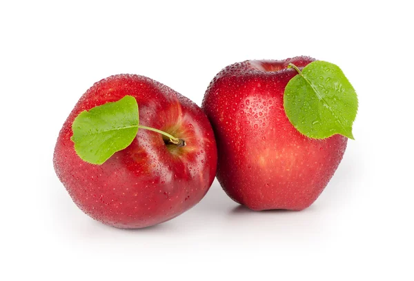 Soczyste czerwone jabłko — Zdjęcie stockowe