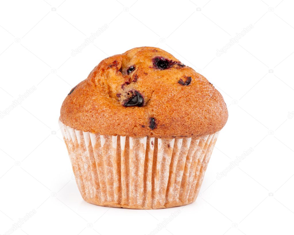 Fresh muffin close up