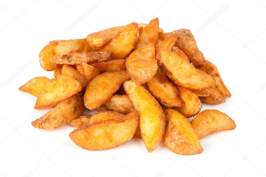 Fried Potato wedges