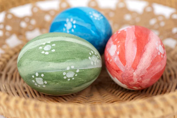 Ouă colorate de Paște — Fotografie, imagine de stoc