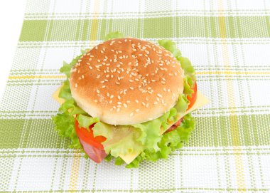 Tasty burger clipart