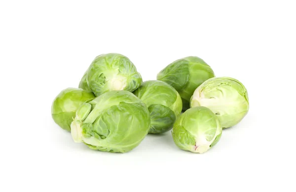 Brussels sprouts isolated on white background — Stock Photo, Image