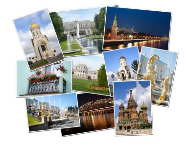 Rusya'nın fotoğrafları. Moskova ve st. petersburg