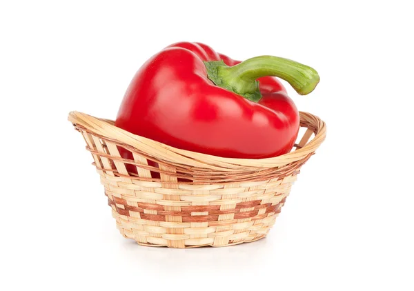 Сладкий красный перец крупным планом — стоковое фото