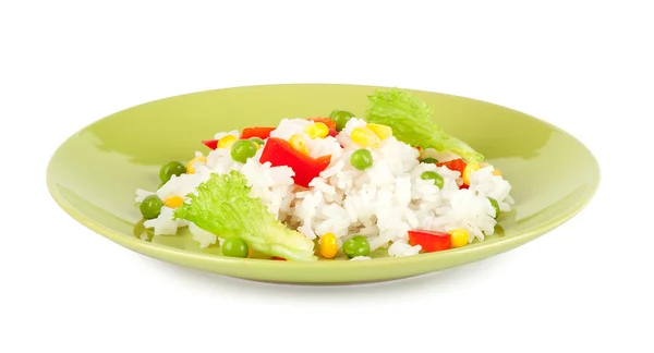 Boiled Rice with Vegetables — Stock Photo, Image