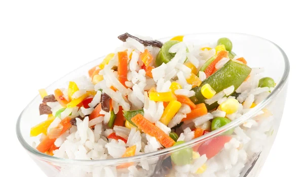 Рис с овощами — стоковое фото