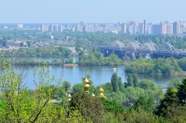 Kiev Botanik Bahçesi bahar. Kyiv, Ukrayna