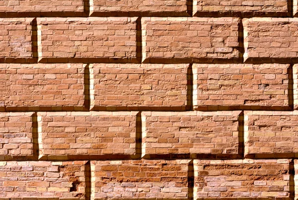 Tuğla duvar dokusunun arkaplanı — Stok fotoğraf