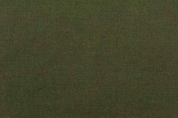 暗绿色织物纹理背景 — 图库照片