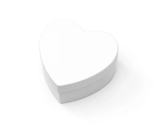 Caixa em forma de coração — Fotografia de Stock
