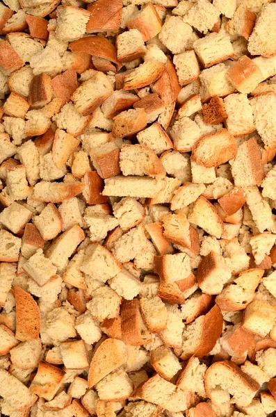Μικρά κομμάτια αποξηραμένα ψωμί — Φωτογραφία Αρχείου