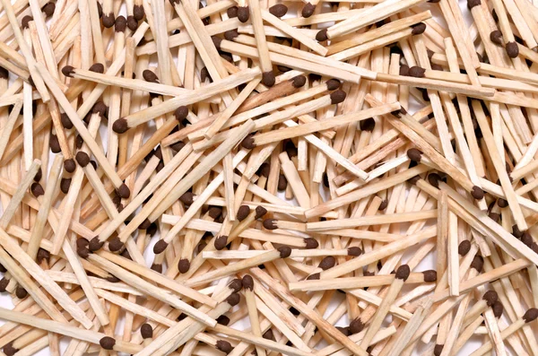 Background from many wooden matches — Stock Photo, Image