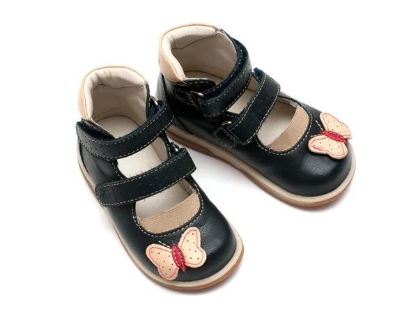 Um par de sapatos ortopédicos para crianças — Fotografia de Stock
