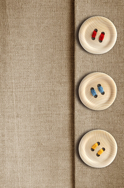 Buttons On Canvas