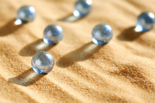 Cam toplar kum — Stok fotoğraf