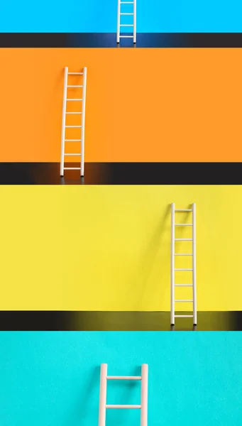 Ladders Of Success — Stock Photo, Image