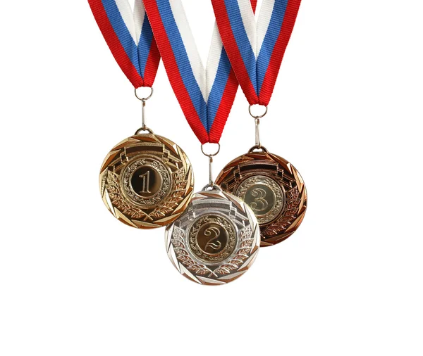 Uppsättning medaljer — Stockfoto