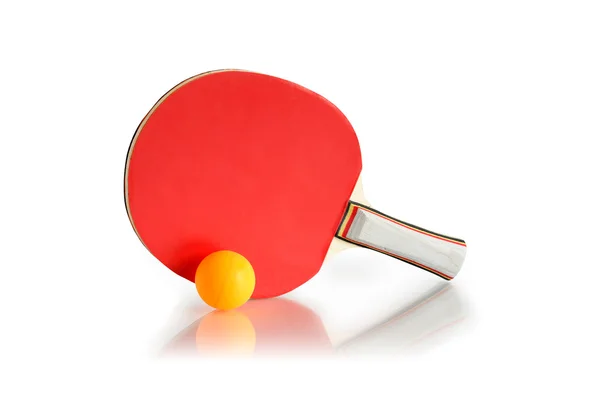 Racket och boll — Stockfoto