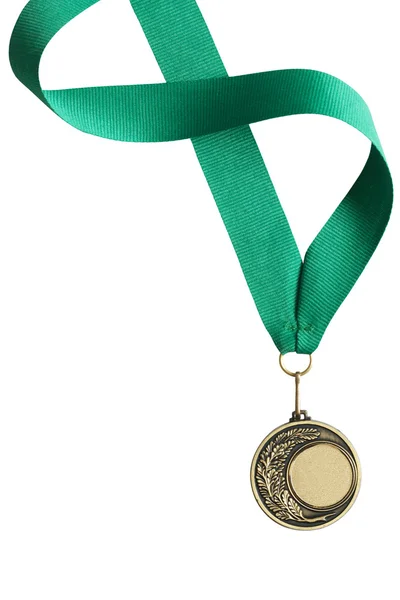 Medalj på vit — Stockfoto