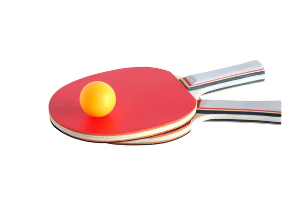 Rackets And Ball — Stock Photo, Image