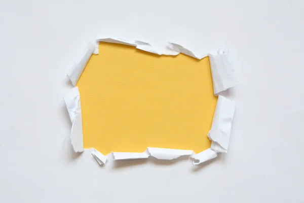 Hole In Paper — Stock Photo, Image
