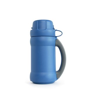 Blue Closed Thermos clipart