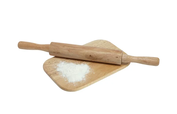 Rolling Pin And Flour — Stock Photo, Image