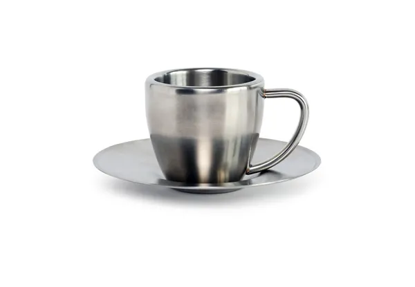 金属コーヒーカップ — ストック写真
