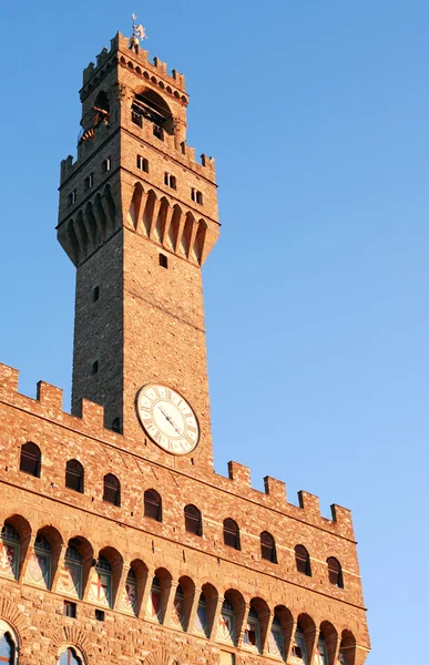 Palazzo vecchio Saat Kulesi — Stok fotoğraf