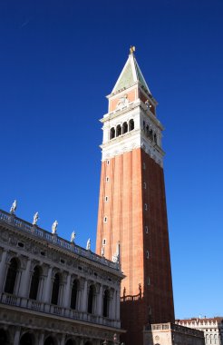 Bell Tower In Venice clipart