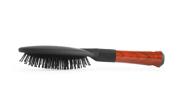 Hairbrush On White — Stock Photo, Image
