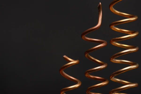 Molas de cobre — Fotografia de Stock