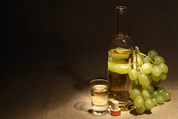 Italienischer Wodka "Grappa" — Stockfoto