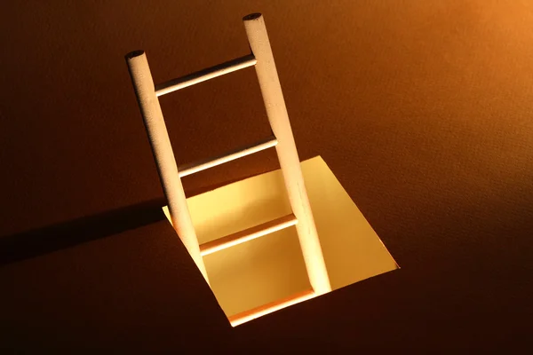 Houten ladder — Stockfoto