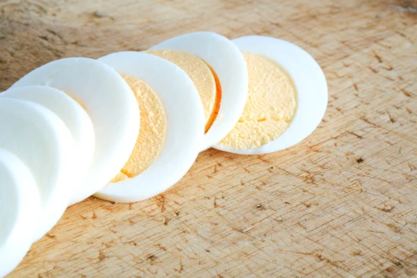 Nakrájené vejce — Stock fotografie