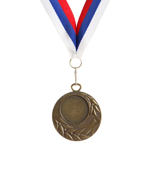 Medalj på vit — Stockfoto