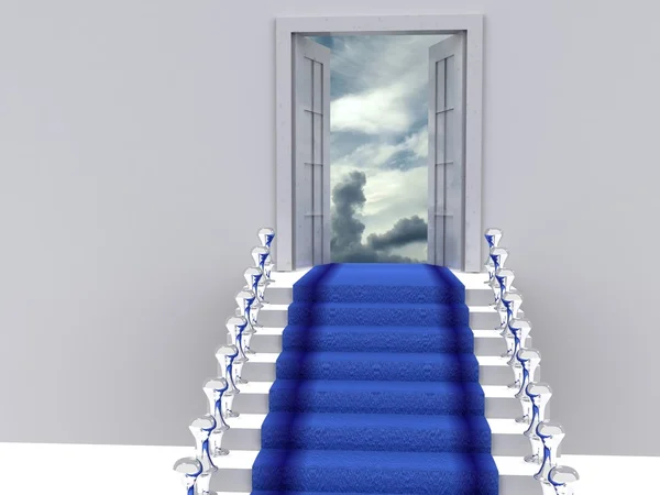 Escada. 3d — Fotografia de Stock