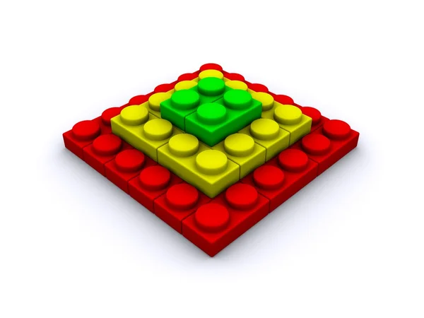 LEGO-piramis — Stock Fotó
