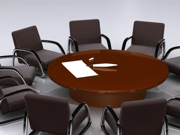 交渉のテーブル — ストック写真