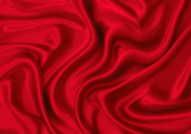 Red silk material clipart