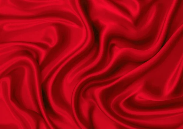 Material de seda vermelha — Fotografia de Stock
