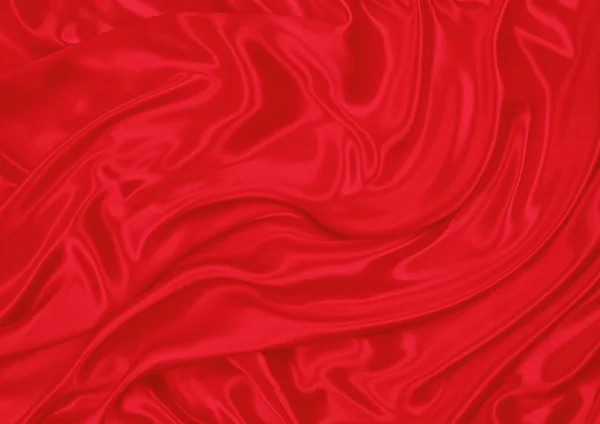 Red silk material — Stock Photo, Image